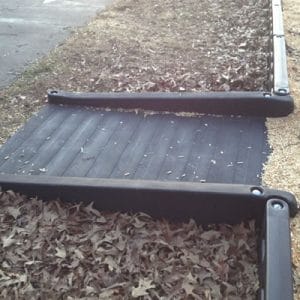 ADA half ramp