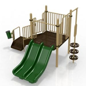 T1 Commercial playground set for ages 2-5