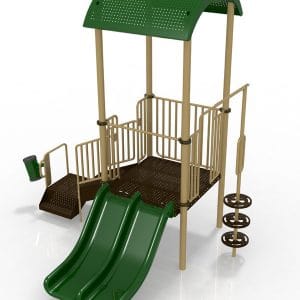 T1R Composite playground set for ages 2-5