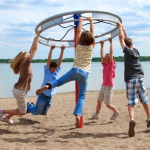 Interactive playground equipment
