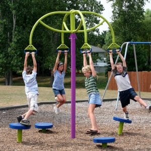 Interactive playground equipment