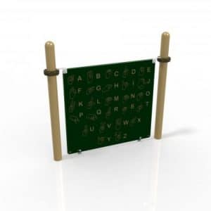 Educational Playground Panels Sign Language
