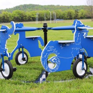 Playground carousel for toddlers