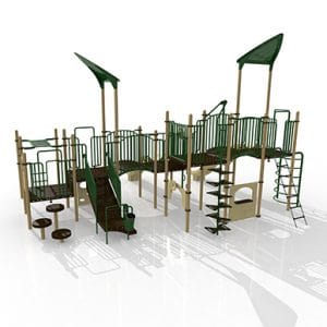 Composite Play Set GoPlay #10 Earthtone Green