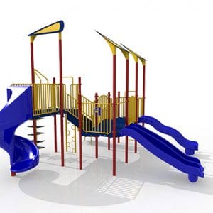 Composite Play set GoPlay #9 Carnival blue red