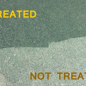 treated playground rubberized surface