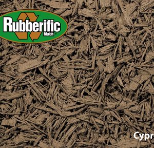light brown rubber mulch